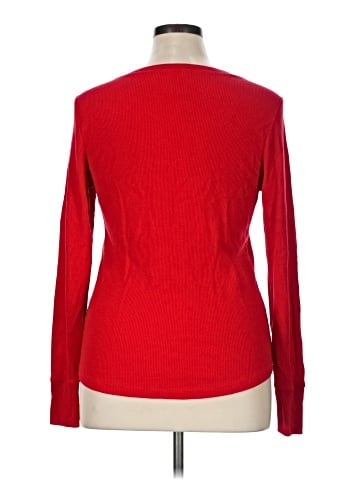 Faded Glory Long Sleeve Henley (view 2)