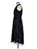 CAbi 100% Polyester Paisley Blue Cocktail Dress Size 0 - photo 5