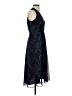 CAbi 100% Polyester Paisley Blue Cocktail Dress Size 0 - photo 4