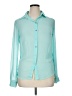 Deb Teal Long Sleeve Blouse Size XL - photo 1