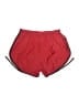Nike 100% Polyester Color Block Red Athletic Shorts Size L - photo 1