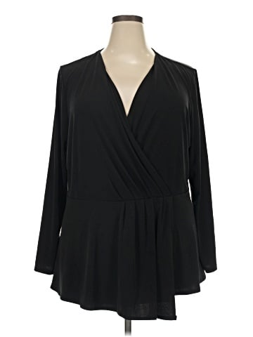 Lane Bryant Long Sleeve Blouse (view 1)