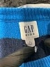 Gap Kids 100% Cotton Color Block Blue Pullover Sweater Size 6 - 7 - photo 3