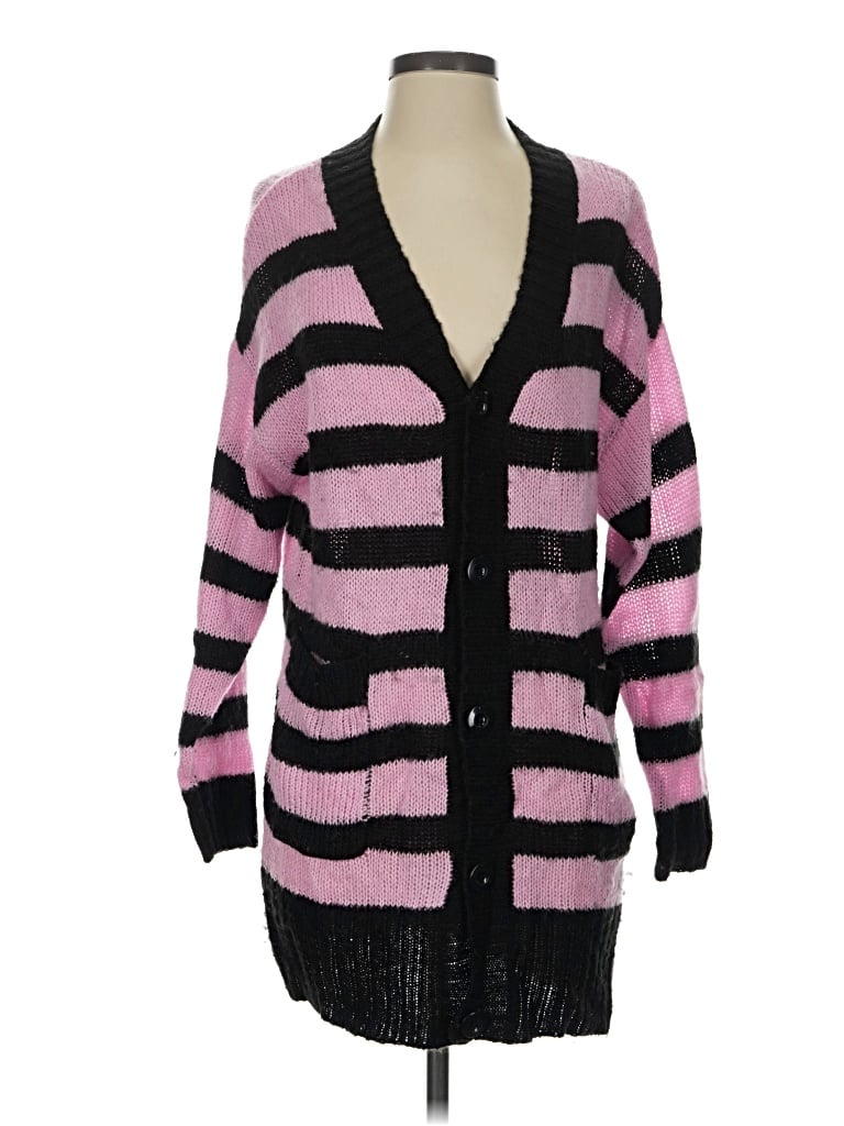 Pre-owned Lularoe Cardigan Sweater In Pink