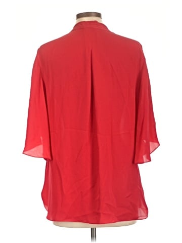 Elie Tahari 3/4 Sleeve Silk Top (view 2)
