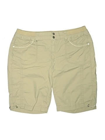 Gloria Vanderbilt Khaki Shorts (view 1)