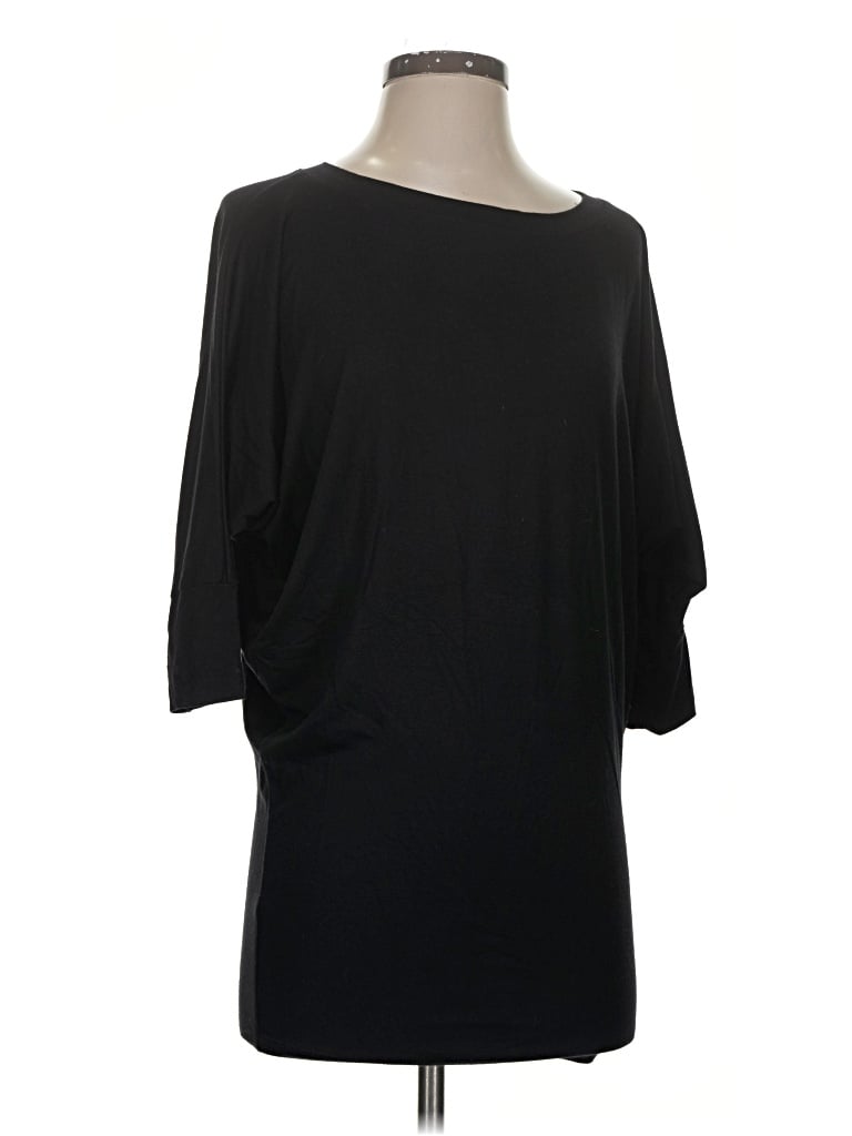 Pre-owned Korye 3/4 Sleeve T-shirt In Black