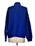 Alice + Olivia Solid Blue Wool Pullover Sweater Size S - photo 2