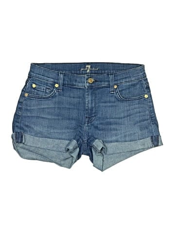 7 For All Mankind Denim Shorts (view 1)