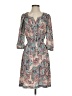 Daniel Rainn 100% Polyester Paisley Teal Casual Dress Size XS - photo 1