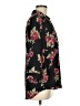 Unbranded 100% Polyester Floral Black 3/4 Sleeve Blouse Size M (estimated) - photo 4