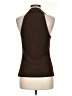 Cache Solid Brown Sleeveless Blouse Size M - photo 2