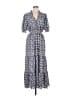 Max Studio Paisley Blue Casual Dress Size M - photo 1