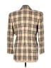 Dana Buchman Checkered-gingham Tan Gold Blazer Size 10 - photo 2