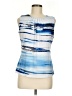 Calvin Klein Blue Sleeveless Blouse Size M - photo 1
