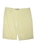 Etcetera Solid Yellow Khaki Shorts Size 16 - photo 1