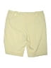 Etcetera Solid Yellow Khaki Shorts Size 16 - photo 2