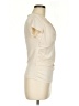 Topshop 100% Polyester Ivory Short Sleeve Top Size 8 - photo 4