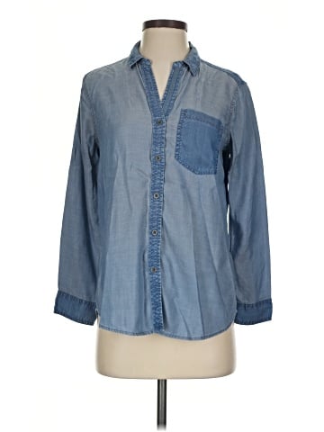 Nic + Zoe 3/4 Sleeve Button-Down Shirt (view 1)