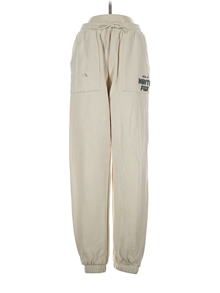Pre-owned White Fox Casual Pants In Ivory