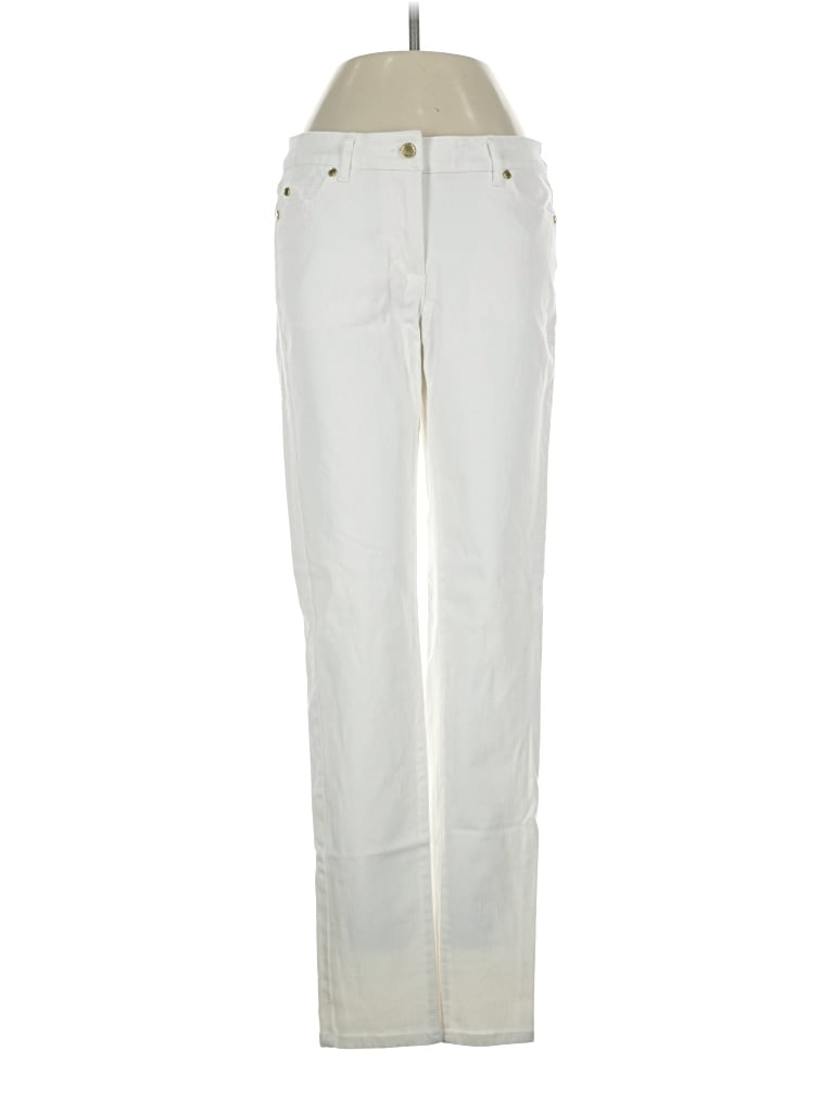 Pre-owned J. Mclaughlin Jeans In Ivory