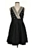 Ryu 100% Polyester Stars Black Cocktail Dress Size M - photo 1