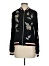 Chelsea & Theodore 100% Polyester Floral Black Jacket Size S - photo 1