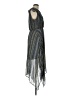 Robert Louis 100% Polyester Chevron-herringbone Gray Casual Dress Size L - photo 4
