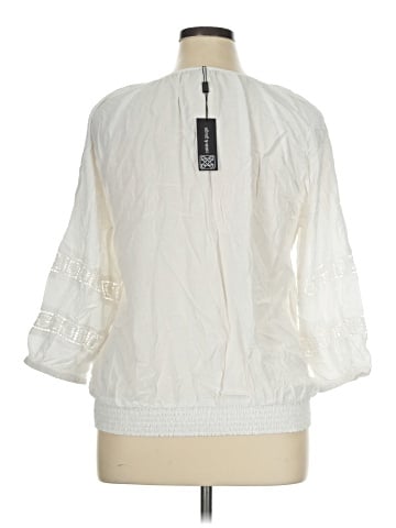 Cable & Gauge 3/4 Sleeve Blouse (view 2)