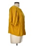 Universal Thread Yellow Short Sleeve Blouse Size L - photo 4