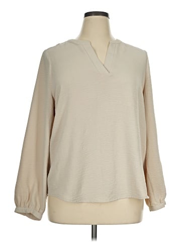 Adrianna Papell Long Sleeve Blouse (view 1)