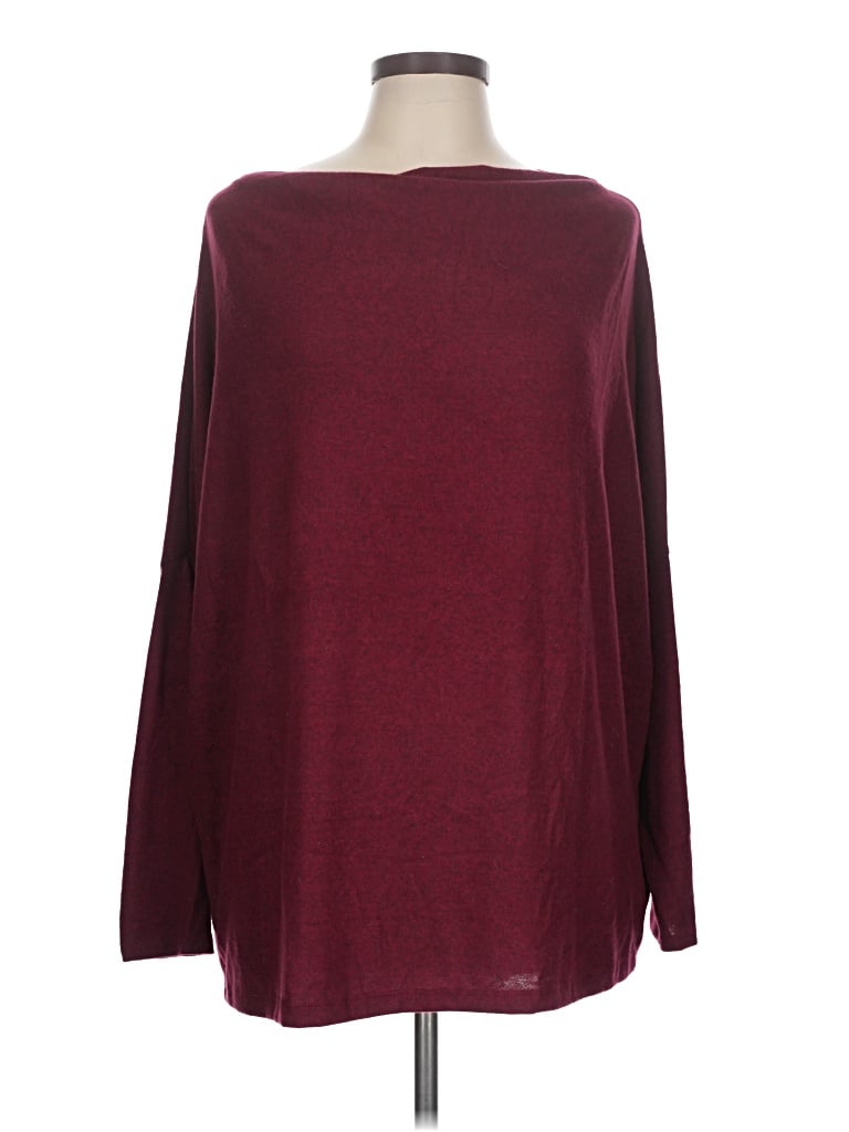 Pre-owned Eesome Pullover Sweater In Burgundy