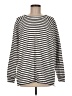 Lou & Grey Stripes Black Pullover Sweater Size M - photo 1