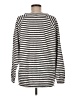 Lou & Grey Stripes Black Pullover Sweater Size M - photo 2