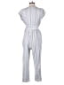 Ecote 100% Cotton Stripes Gray Jumpsuit Size 8 - photo 2