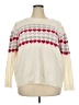 Maurices Hearts Ivory Pullover Sweater Size 2X - photo 1
