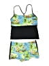 Unbranded Tropical Blue Two Piece Swimsuit Size S - photo 1