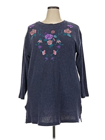 Woman Within Pullover Sweater (view 1)