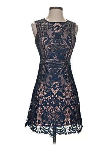 Aqua Cocktail Dress (view 1)