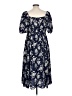 Unbranded 100% Polyester Blue Casual Dress Size L - photo 2