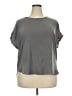 Maurices 100% Polyester Gray Short Sleeve Top Size XXL - photo 1