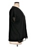 Calvin Klein 100% Polyester Black Short Sleeve Blouse Size XL - photo 4