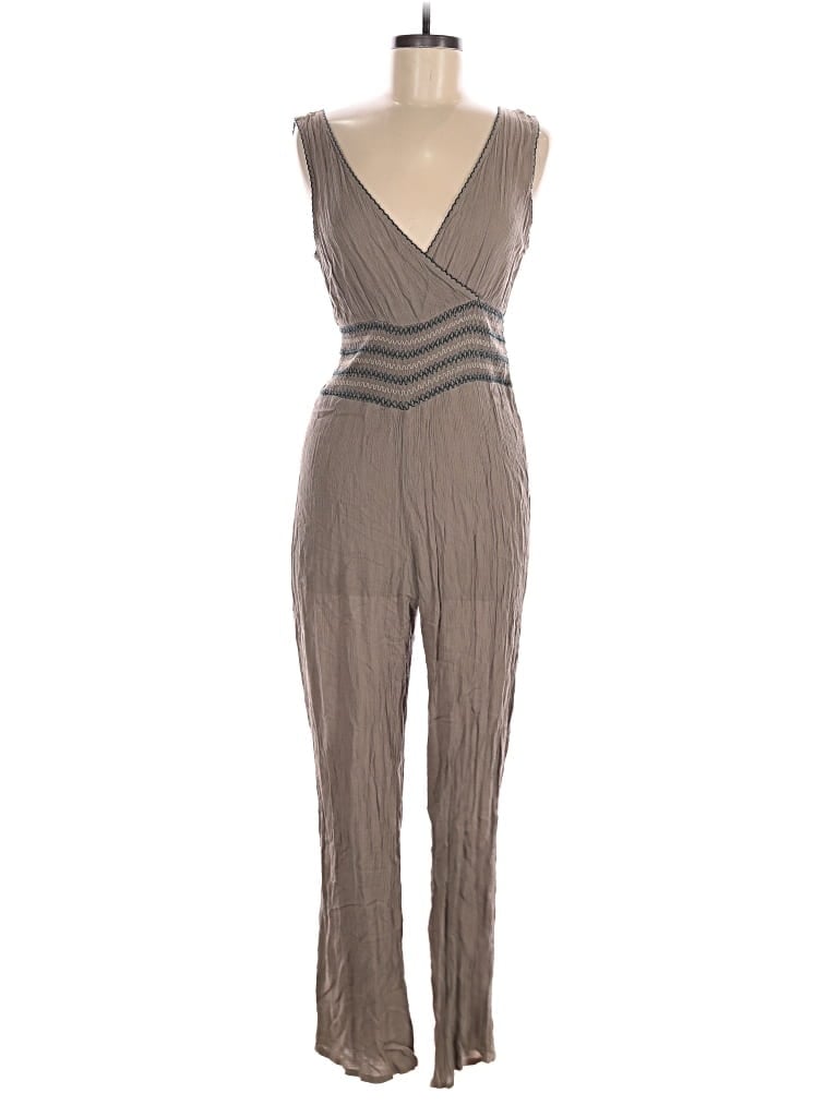Pre-owned Solitaire Jumpsuit In Gray