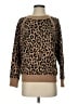 J.Crew Animal Print Brown Pullover Sweater Size S - photo 1
