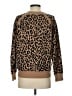 J.Crew Animal Print Brown Pullover Sweater Size S - photo 2