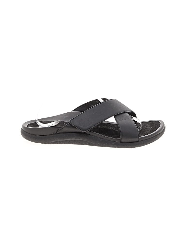 Pre-owned Abeo Sandals In Black
