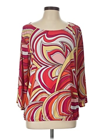 Chico's 3/4 Sleeve T-Shirt (view 1)