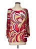 Chico's Red 3/4 Sleeve T-Shirt Size Lg (2) - photo 1