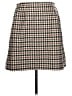 Boden 100% Wool Houndstooth Brown Wool Skirt Size 10 - photo 2
