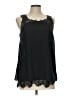 Brixon Ivy 100% Polyester Black Sleeveless Blouse Size L - photo 1